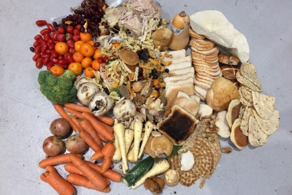 Food waste bin load