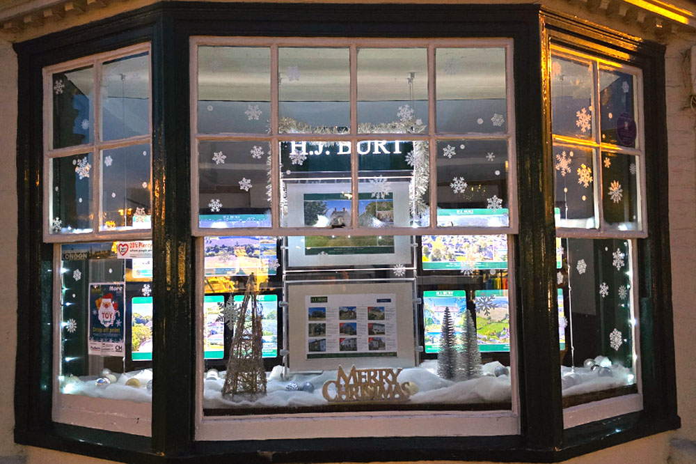 HJ Burt window display