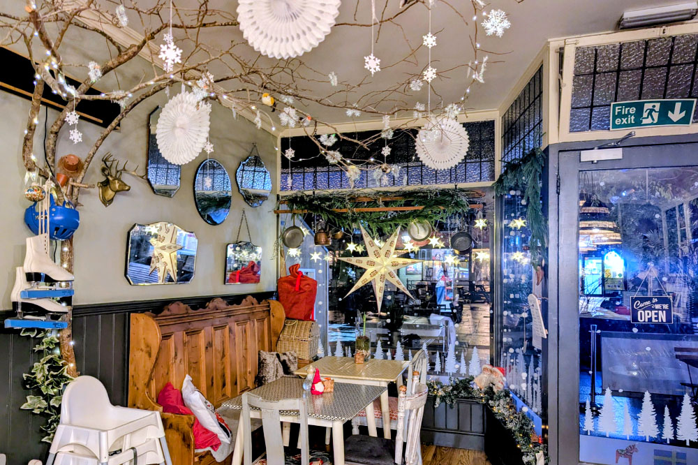 Johansson's Café internal display