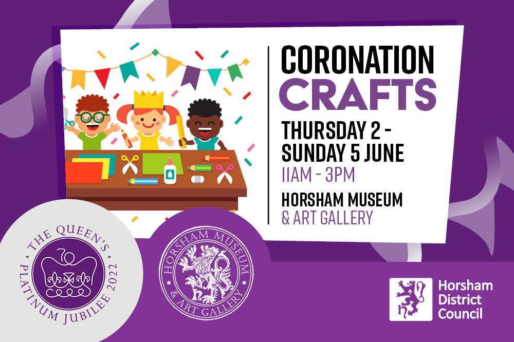 Coronation Crafts at Horsham Museum and Art Gallery