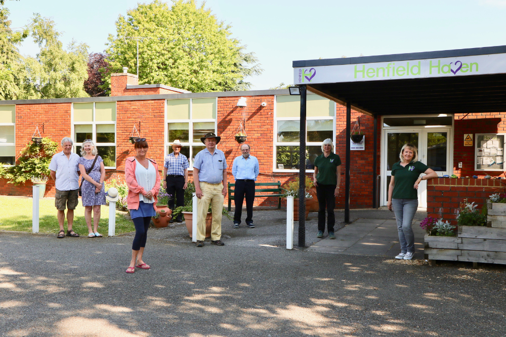 Henfield Haven volunteers celebrate their climate change funding credit BN5 Magazine