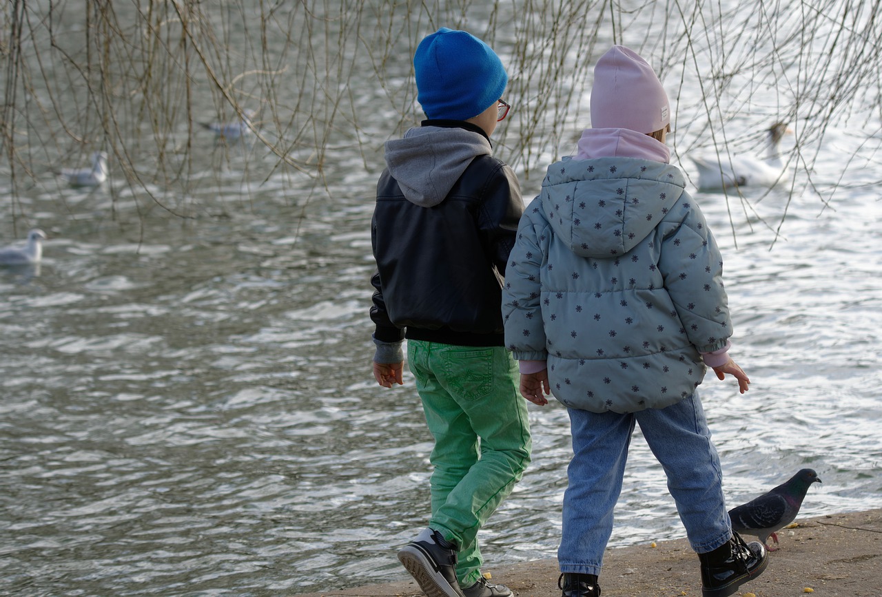 Children's winter walk