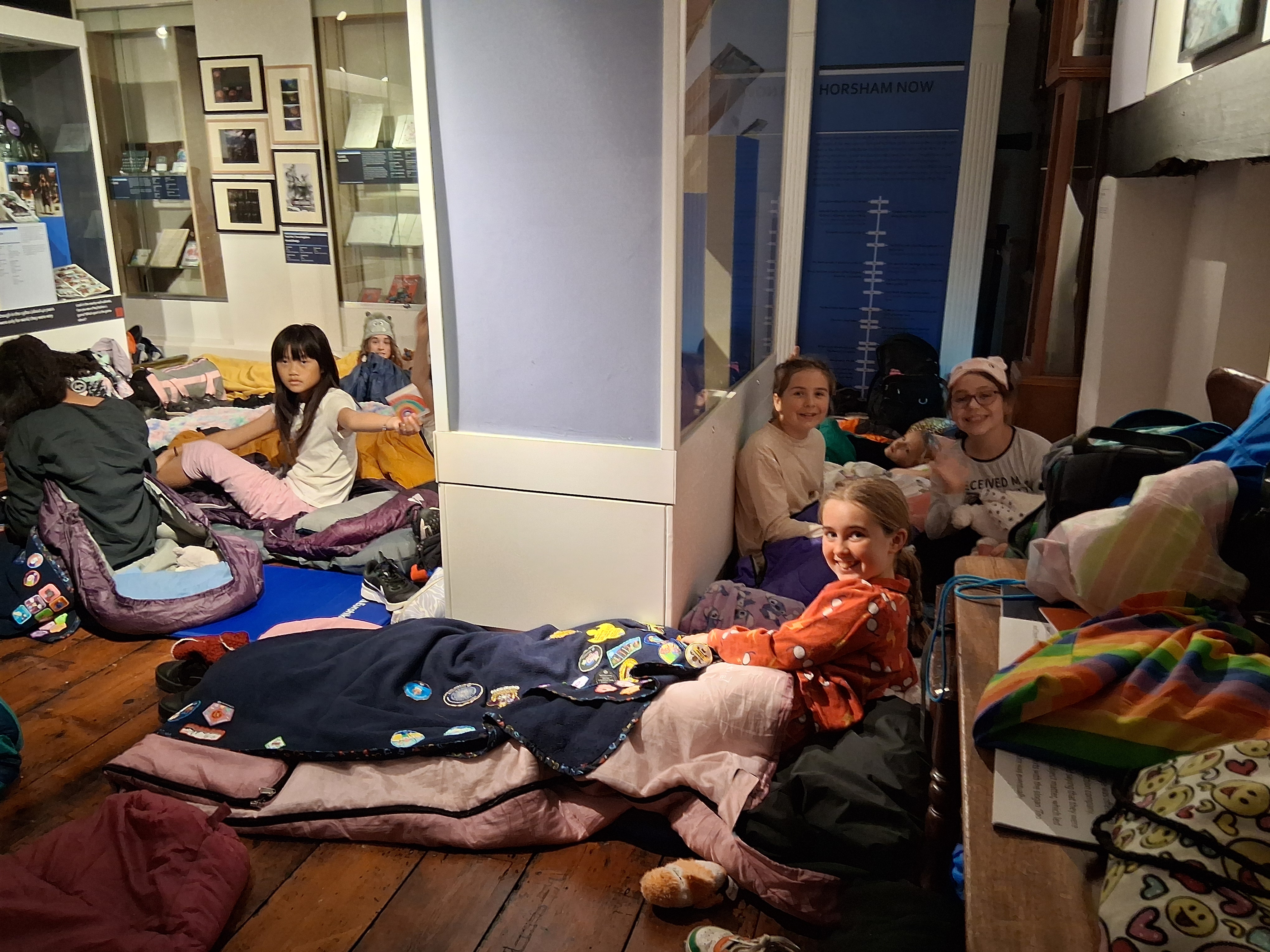The Guides bed down for the night