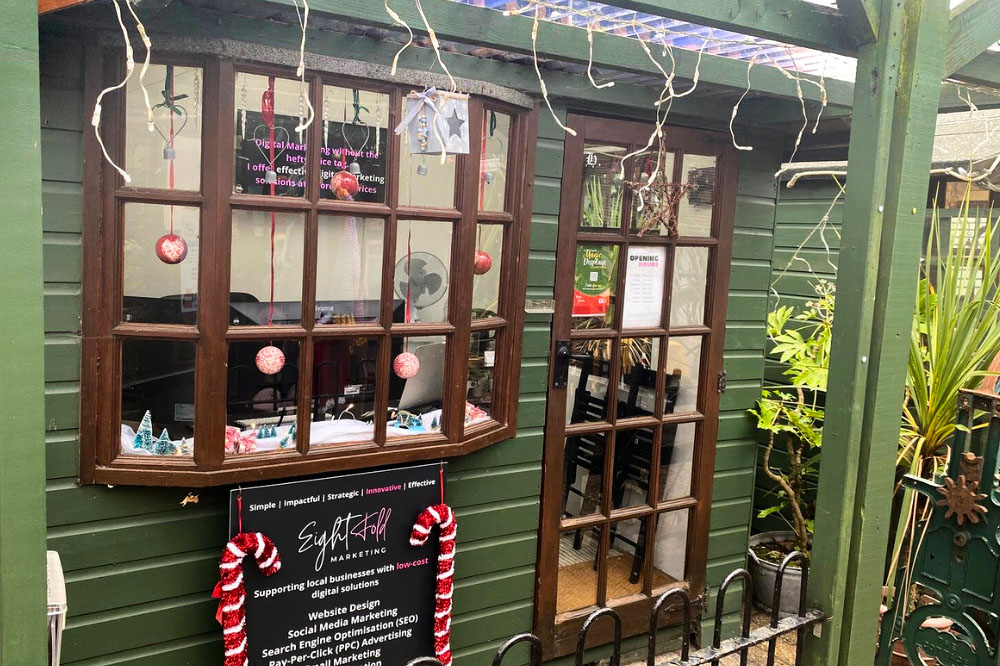 Eightfold Marketing window display