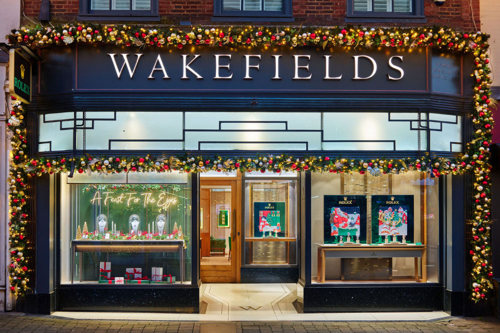 Wakefields Jewellers window display