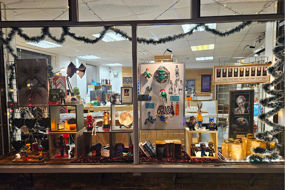 All Things Covered window display