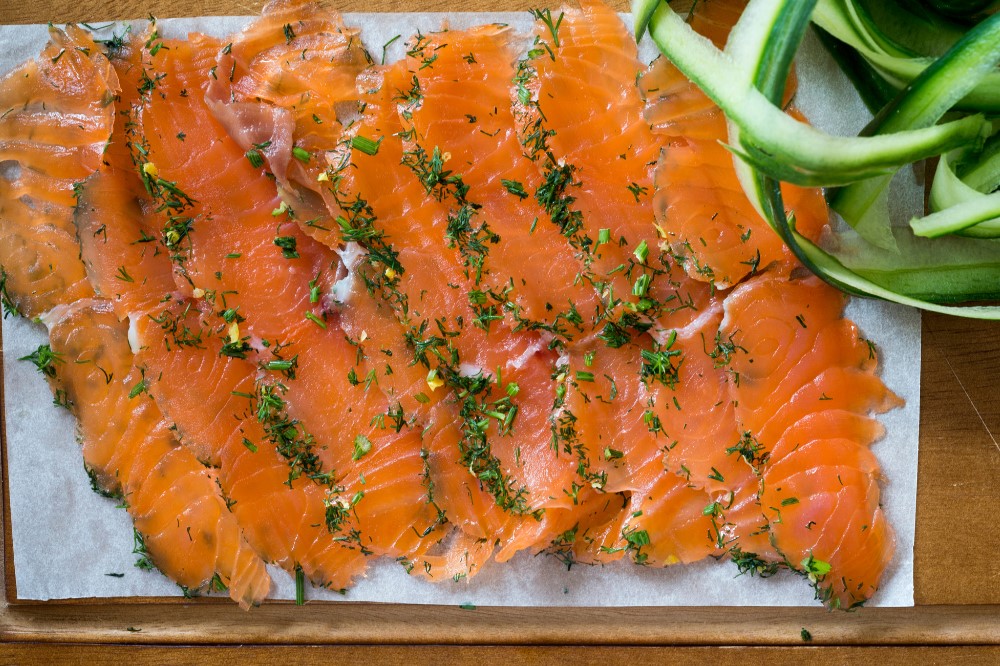 smoked salmon