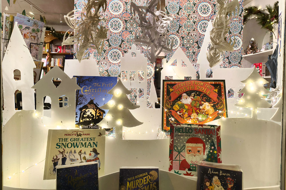 The Steyning Bookshop sustainable window display