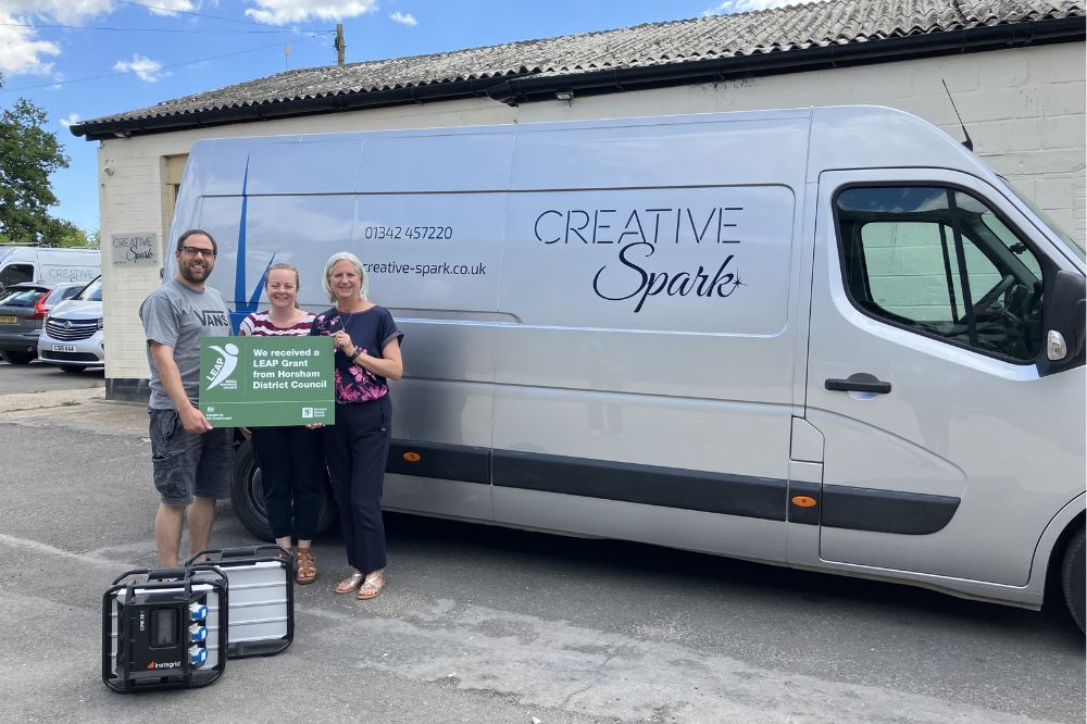 Creative Spark Service green Leap funding