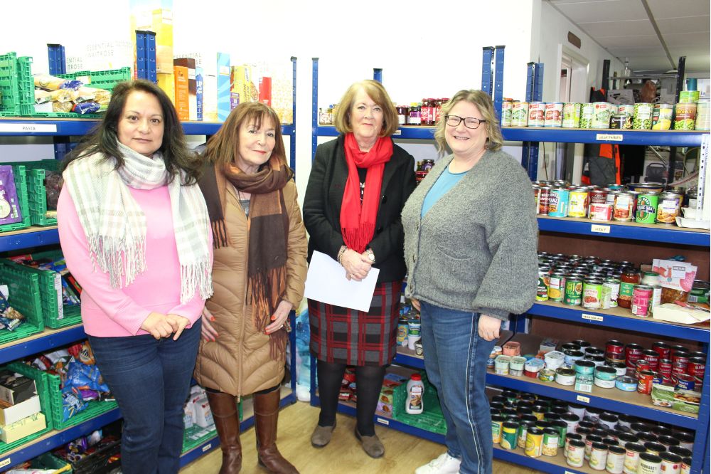 Horsham Matters Network and Campaigns Lead Amalia Lovett, Horsham District Council Leader Cllr Claire Vickers, Cabinet Member for Housing and Communities Cllr Tricia Youtan and Horsham Matters Managing Director Emma Elnaugh. 