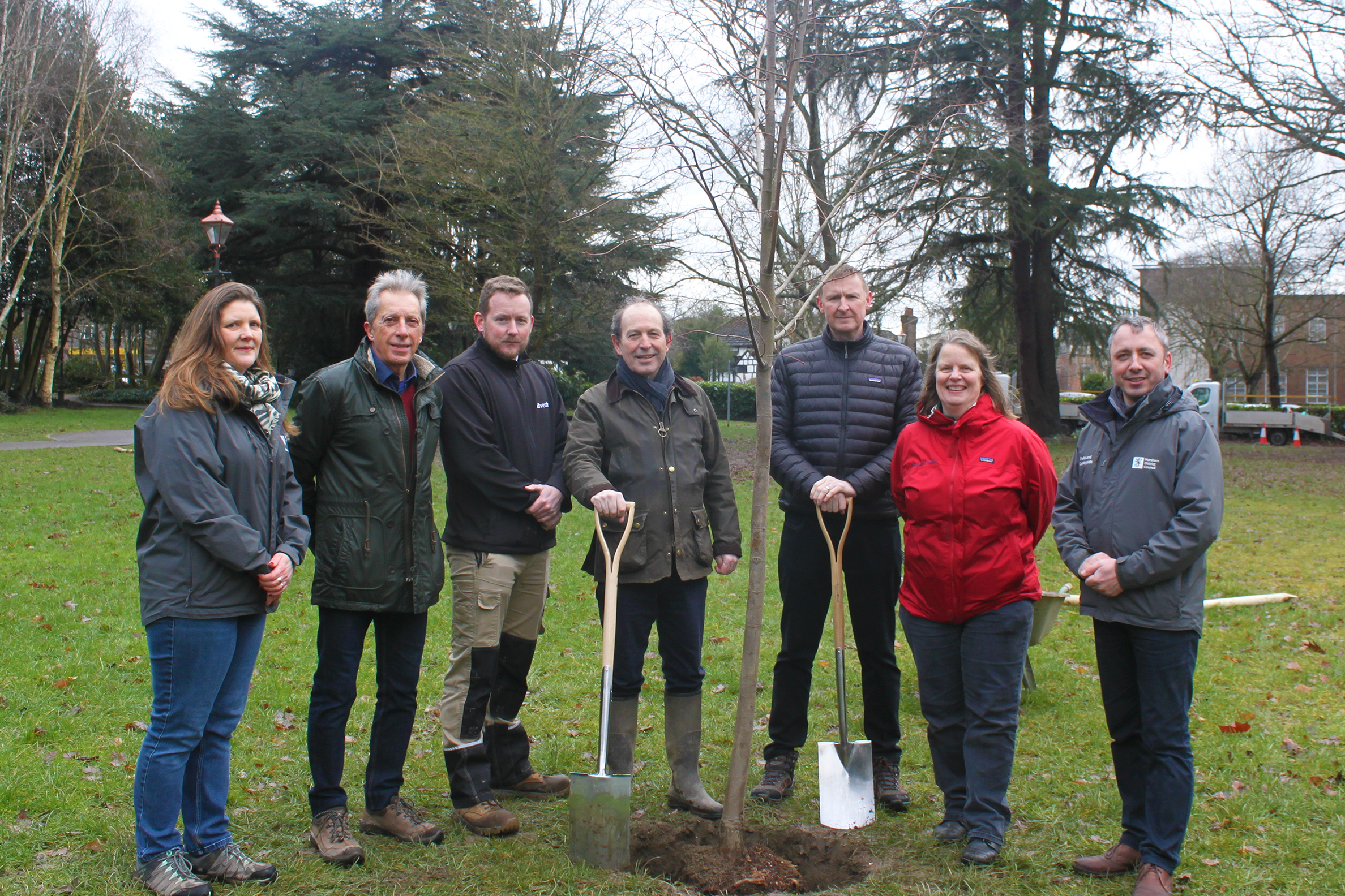 Planting the coronation tree