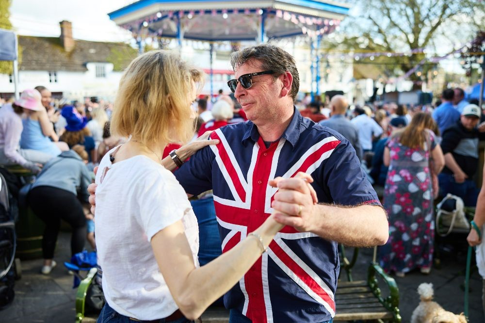 Dancers enjoy Horsham's street party