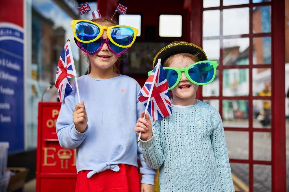 Children at Horsham's street party