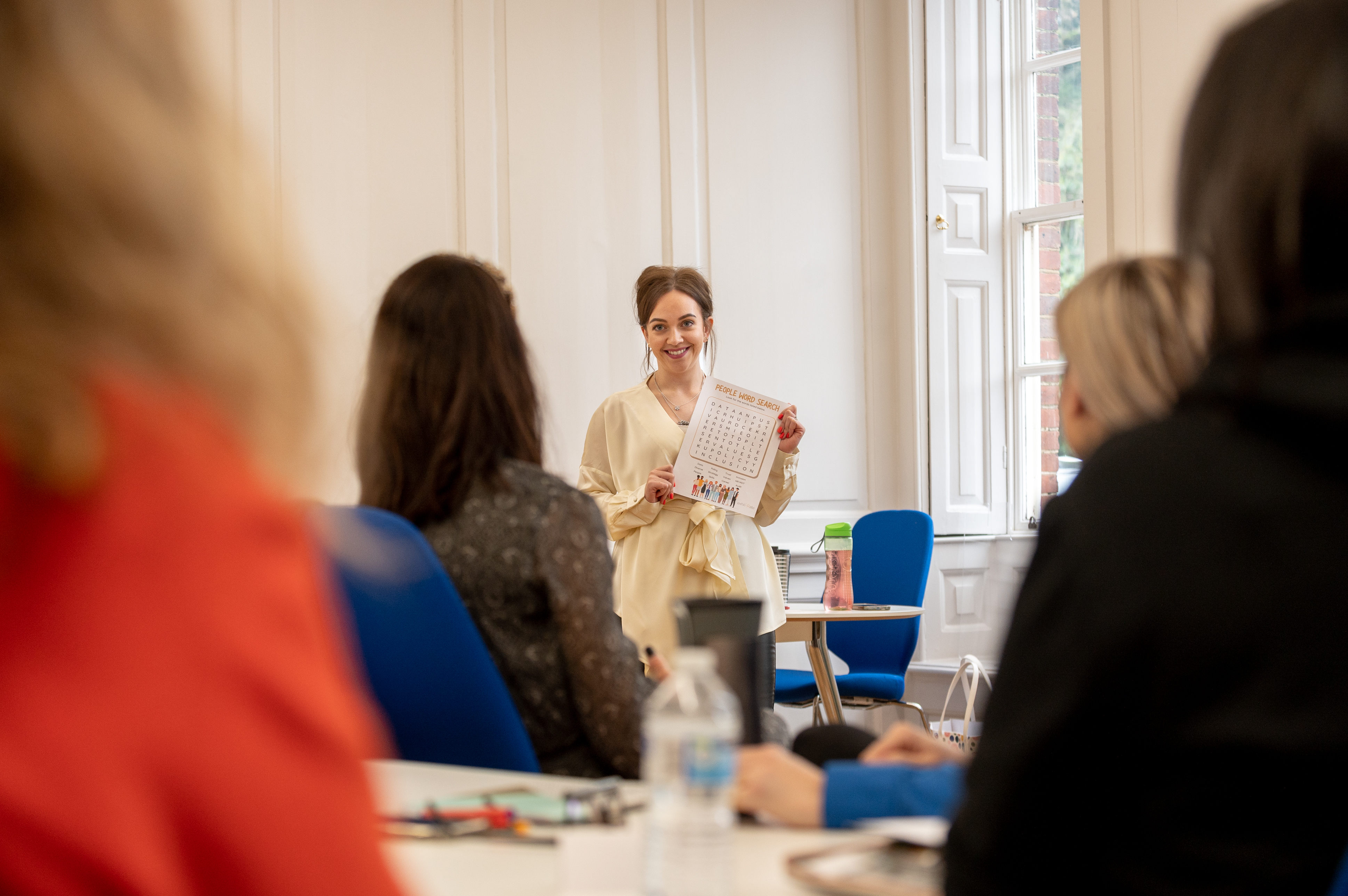 Image of Amy Blick running a workshop