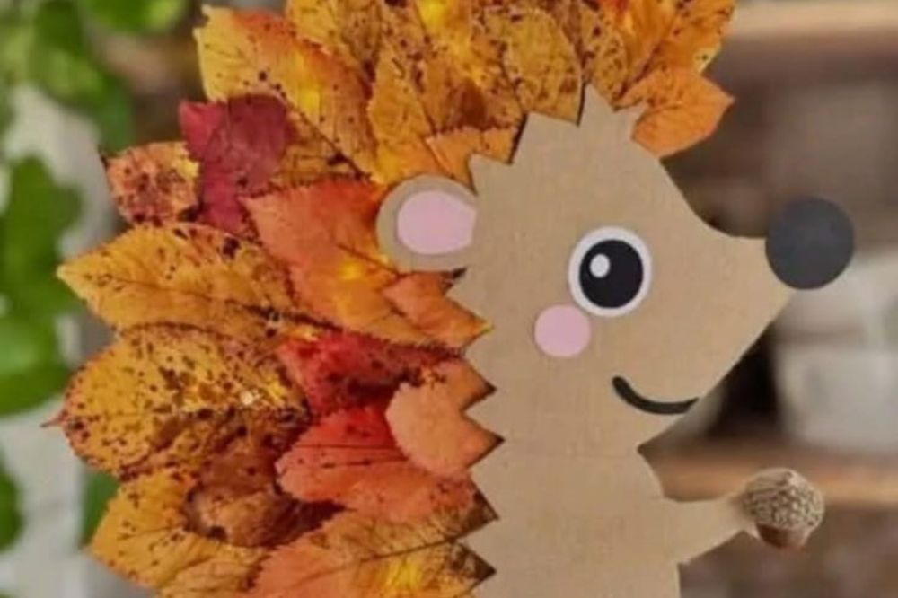 Hedgehog craft